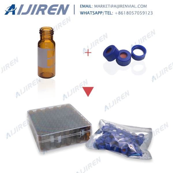 Aijiren crimp HPLC sample vials with ptfe liner pp cap